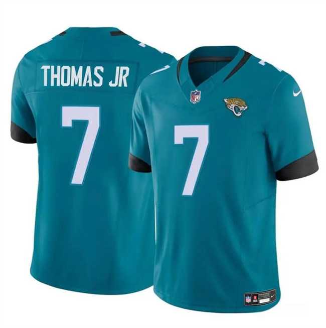 Men & Women & Youth Jacksonville Jaguars #7 Brian Thomas Jr Teal 2024 Draft F.U.S.E Vapor Untouchable Limited Stitched Jersey